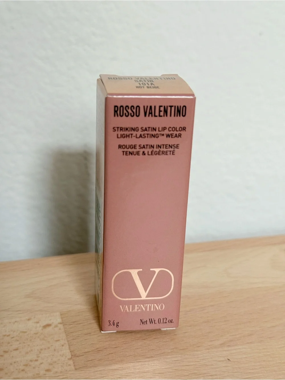 Valentino Satin Lipstick 101A Nude Pink